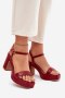 Sandały damskie Model Lillita 6896 czerwone red