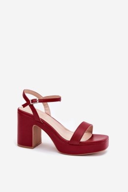 Sandały damskie Model Lillita 6896 czerwone red