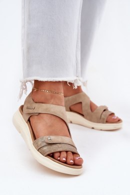 Sandały damskie Model Maroriella 25SD98-8765 beżowe beige