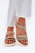 Sandały damskie Model Maroriella 25SD98-8765 beżowe beige