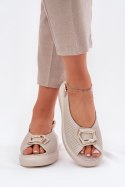 Sandały Model S.Barski LR51-786 Beige - Step in style