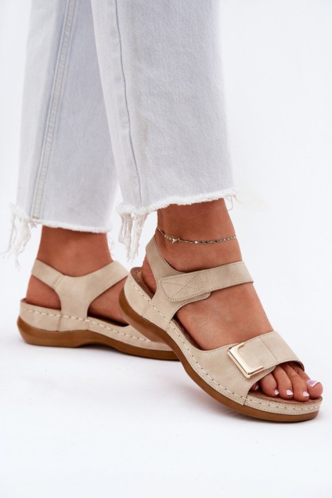 Sandały Model Sadevale 25SD98-8985 Beige - Step in style Sandały Model Sadevale 25SD98-8985 Beige - Step in style