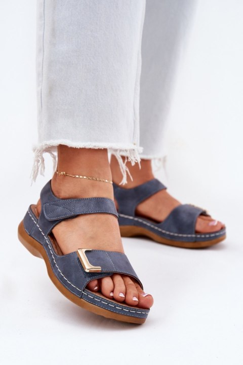 Sandały Model Sadevale 25SD98-8985 Navy - Step in style Sandały Model Sadevale 25SD98-8985 Navy - Step in style