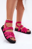 Sandały damskie Model Valpera BJ710 fuksja pink