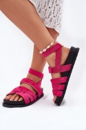 Sandały damskie Model Valpera BJ710 fuksja pink