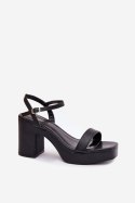Sandały damskie Modle Lillita 6896 czarne black