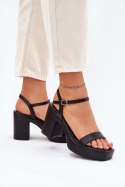 Sandały damskie Modle Lillita 6896 czarne black