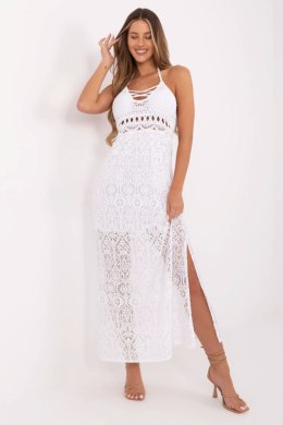 Sukienka damska letnia ażurowa Model MI-SK-88191.63 biała white
