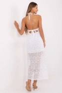 Sukienka damska letnia ażurowa Model MI-SK-88191.63 biała white