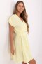 Sukienka damska muślinowa kopertowa Model MI-SK-92160.00 jasny żółty light yellow