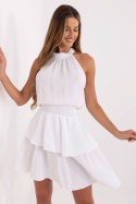 Sukienka damsk amuślinowa Model MI-SK-92166.71P biała white