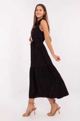 Sukienka damska maxi Model MI-SK-A5032.70P czarna black - Italy Moda