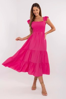 Sukienka damska midi Model MI-SK-A5063.69P fuksja - Italy Moda