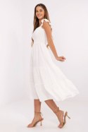 Sukienka damska midi Model MI-SK-A5063.69P biała white - Italy Moda