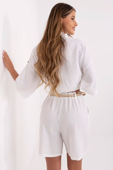 Szorty Damskie Model MI-SN-6620.72P biały white - Italy Moda Szorty Damskie Model MI-SN-6620.72P biały white - Italy Moda