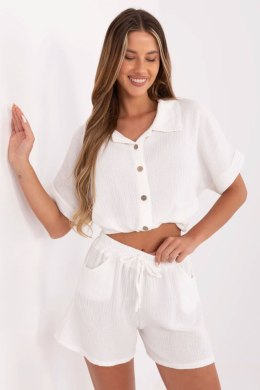 Szorty Damskie Model MO-SN-ST108.12 White - Italy Moda