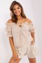 Bluzka damska hiszpanka Model LK-BZ-509355.68P Beige - Lakerta