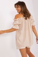 Bluzka damska hiszpanka Model LK-BZ-509355.68P Beige - Lakerta