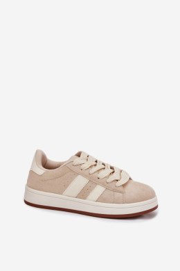 Buty Sportowe Sneakersy damskie Model Arlenina 25SP26-8232 beżowe Beige