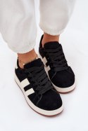 Buty Sportowe Sneakersy damskie Model Arlenina 25SP26-8232 czarne Black