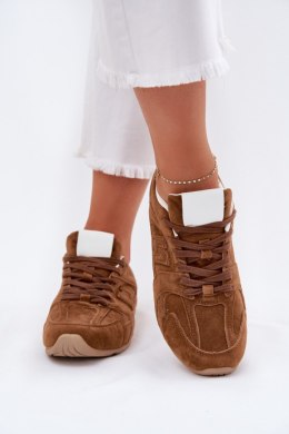 Buty Sportowe Sneakersy damskie Model Dorella 897-4B Camel