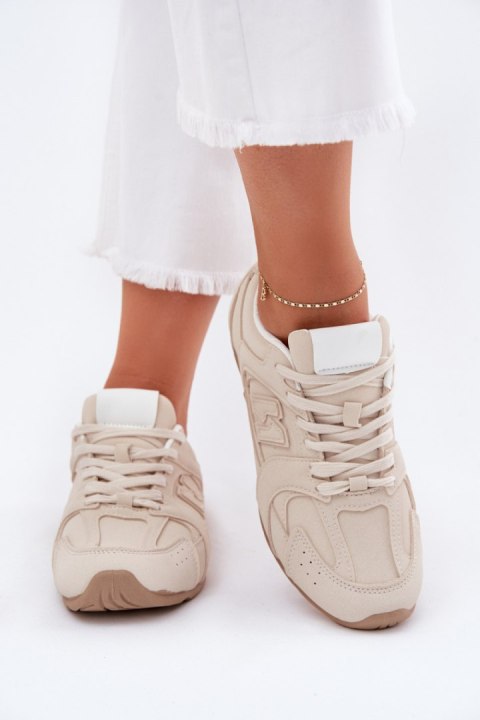 Buty Sportowe Sneakersy damskie Model Dorella 897-4C Beige Buty Sportowe Sneakersy damskie Model Dorella 897-4C Beige