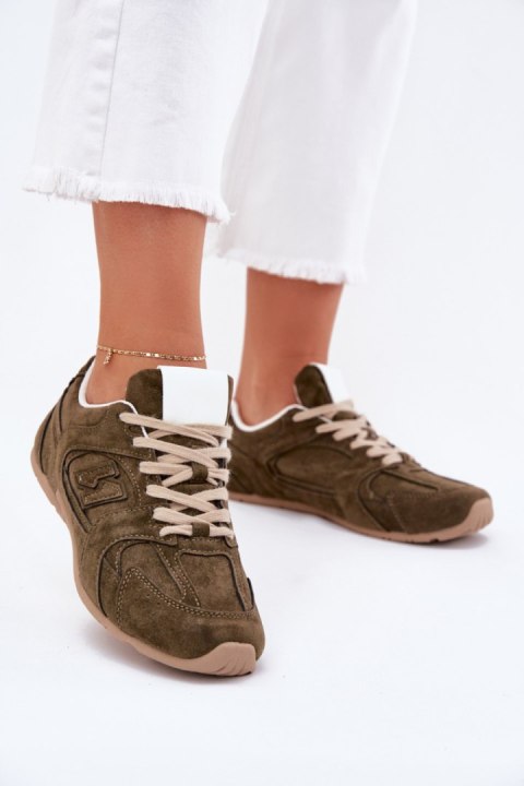 Buty Sportowe Sneakersy damskie Model Dorella 897-4F Dark Green Buty Sportowe Sneakersy damskie Model Dorella 897-4F Dark Green