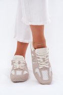 Buty Sportowe Sneakersy damskie Model Dorella 897-4G White/Beige