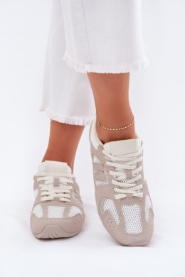 Buty Sportowe Sneakersy damskie Model Dorella 897-4G White/Beige