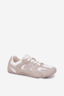 Buty Sportowe Sneakersy damskie Model Dorella 897-4G White/Beige
