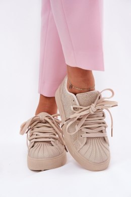 Buty Sportowe Sneakersy damskie Model Eanneth 8970/BL575P beżowe Beige