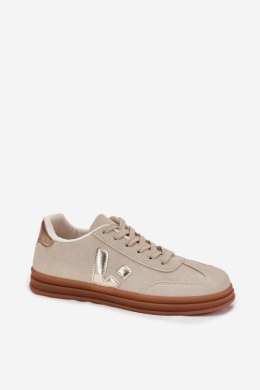Buty Sportowe Sneakersy damskie Model Micca A005 Beige