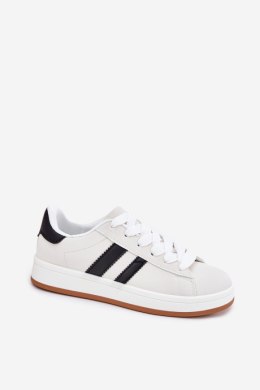 Buty Sportowe Sneakersy damskie Model Ravina 896-4B białe White