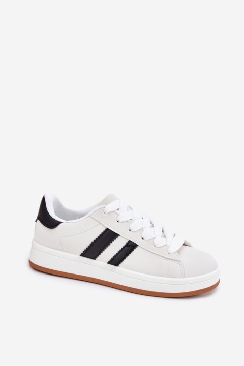 Buty Sportowe Sneakersy damskie Model Ravina 896-4B białe White Buty Sportowe Sneakersy damskie Model Ravina 896-4B białe White