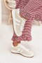 Buty Sportowe Sneakersy damskie Model Ravina 896-4C beżowe Beige