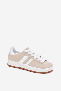 Buty Sportowe Sneakersy damskie Model Ravina 896-4C beżowe Beige