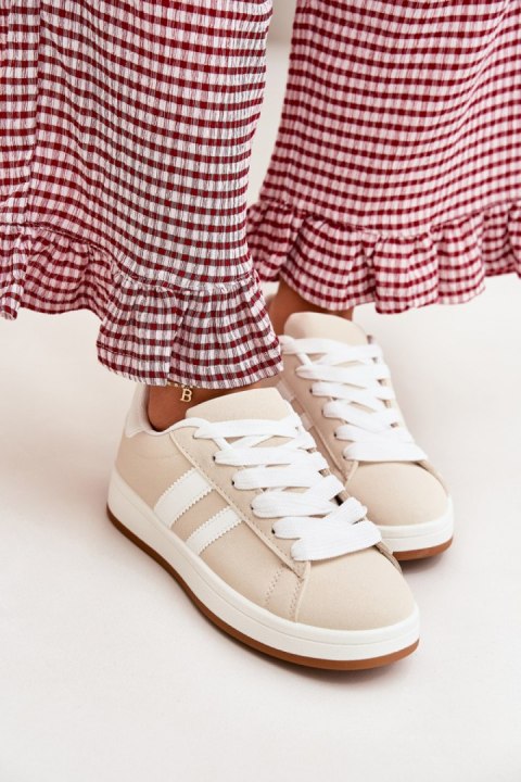 Buty Sportowe Sneakersy damskie Model Ravina 896-4C beżowe Beige Buty Sportowe Sneakersy damskie Model Ravina 896-4C beżowe Beige