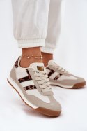 Buty Sportowe Sneakersy damskie Model Rulaana C3083 Beige