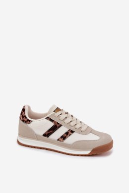 Buty Sportowe Sneakersy damskie Model Rulaana C3083 Beige