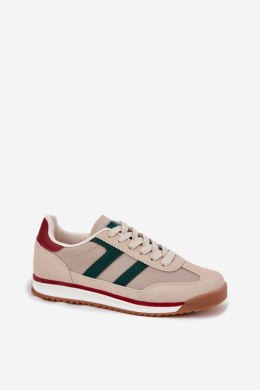 Buty Sportowe Sneakersy damskie Model Rulaana C3083 Dark beige
