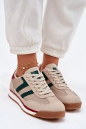 Buty Sportowe Sneakersy damskie Model Rulaana C3083 Dark beige