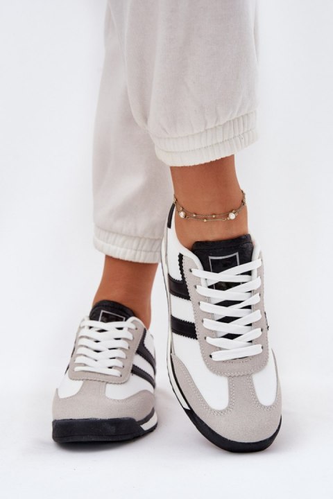 Buty Sportowe Sneakersy damskie Model Rulaana C3083 White Buty Sportowe Sneakersy damskie Model Rulaana C3083 White