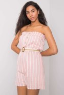 Kombinezon damski krótki Model 361-KO-03042021.35 White/Pink - Rue Paris