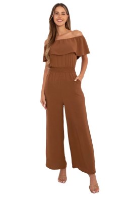 Kombinezon damski Model MI-KO-T52.67 jasny beżowy Light Brown - Italy Moda