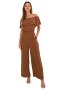 Kombinezon damski Model MI-KO-T52.67 jasny beżowy Light Brown - Italy Moda