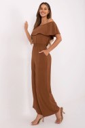 Kombinezon damski Model MI-KO-T52.67 jasny beżowy Light Brown - Italy Moda