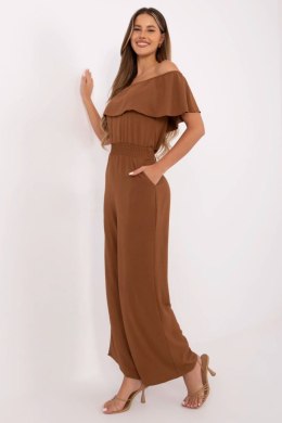 Kombinezon damski Model MI-KO-T52.67 jasny beżowy Light Brown - Italy Moda