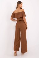 Kombinezon damski Model MI-KO-T52.67 jasny beżowy Light Brown - Italy Moda