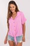 Koszula Damska muślinowa Model MO-KS-F071.00 Pink - Italy Moda