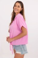 Koszula Damska muślinowa Model MO-KS-F071.00 Pink - Italy Moda